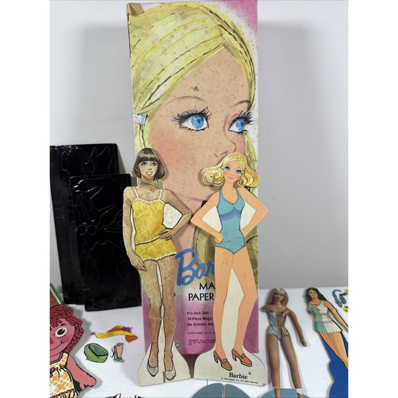 Vintage 1973 Barbie Magic Paper Doll & Clothing Whitman 4322/7209‎ Mattel 9.5" - Picture 2 of 14